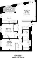 Floorplan area for info only, not for £/sq. ft valuation