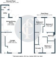41 Juniper Road, Meon Vale - all floors