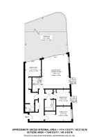 Floorplan area for info only, not for £/sq. ft valuation