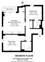 Floorplan area for info only, not for £/sq. ft valuation