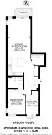 Floorplan area for info only, not for £/sq. ft valuation