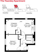 the yearsley apartments plot 44 floor plan ingatestone grove, essex