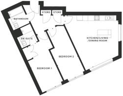 Apt 2-3 Floorplan