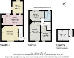 Floorplan Cottage 1
