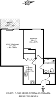Floorplan area for info only, not for £/sq. ft valuation