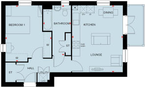 The 1 bedroom Avebury