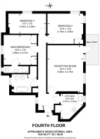 Floorplan area for info only, not for £/sq. ft valuation