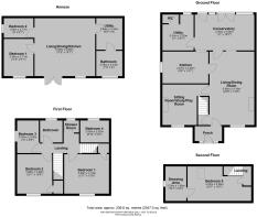 Bridge Cottage, Station Road, Credenhill - all flo