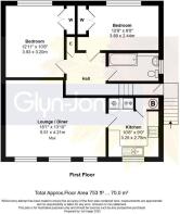 Floorplan - 47 Furzedown, Littlehampton, BN17 5NJ.