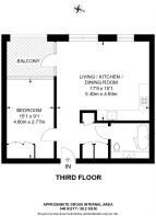 Floorplan area for info only, not for £/sq. ft valuation