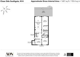 Flat 2, 272 Chase Side Southgate N14 4PR-Floor Pla