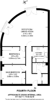 Floorplan area for info only, not for £/sq. ft valuation