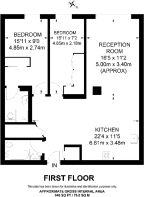 Floorplan area for info only, not for £/sq. ft valuation