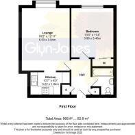 Floorplan  - 21 Windlesham Court Worthing Road Lit