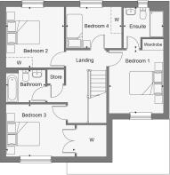 Dandara - Hawthorn Grove - The Chawton V1, Home 3 floorplan