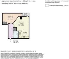 72 Beacon Point, 12 Dowells Street, London, SE10 9