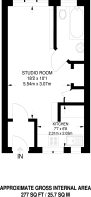 Floorplan area for info only, not for £/sq. ft valuation