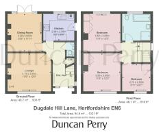 89 Dugdale Hill Lane Hertfordshire EN6 - floor pla