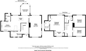 Appletrees 3 bed proposed Floorplan