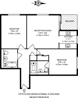 Floorplan area for info only, not for £/sq. ft valuation