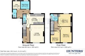 2 Pear Tree Avenue, Long Drax Floorplan