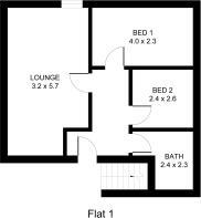 Floor Plan- Flat 1