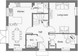 Dandara - Fortuna Fields - The Penshurst, Home 21 floorplan