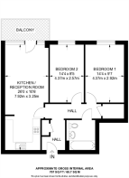 Floorplan area for info only, not for £/sq. ft valuation