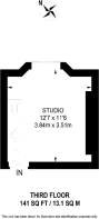Floorplan area for info only, not for £/sq. ft valuation