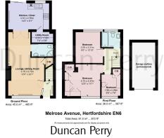 28 Melrose Avenue, Hertfordshire EN6 - floor plan.