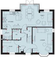 Ground floor plan of the Breydon