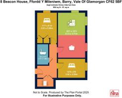 8 Beacon House, Ffordd Y Mileniwm, Barry, Vale of 