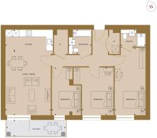 Floorplan - Sheardown Apartments
