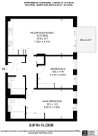 Floorplan area for info only, not for £/sq. ft valuation
