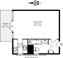 Floorplan area for info only, not for £/sq. ft valuation