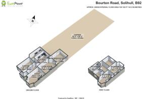 3D Floor Plan with Garden