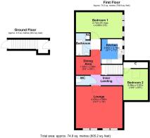 Flat 4, Old School House, West Witton - all floors