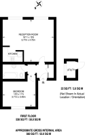 Floorplan area for info only, not for Â£/sq. ft valuation