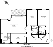 Floorplan area for info only, not for £/sq. ft valuation