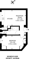 Floorplan area for info only, not for £/sq. ft valuation