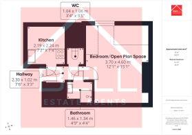 Floor plan flat 6 1 clarence crescent .PNG