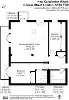 Flat 91, New Caledonian Wharf, 6 Odessa Street Lon