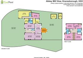EweMove Harrogate Abbey Mill View 2DG Floor Plan