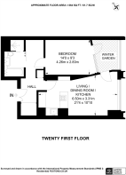 Floorplan area for info only, not for £/sq. ft valuation
