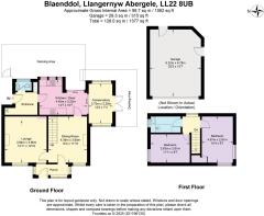 Floor Plan - Blaenddol, Llangernyw Abergele LL22 8
