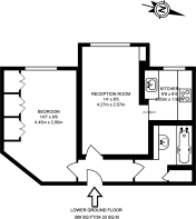 Floorplan area for info only, not for £/sq. ft valuation