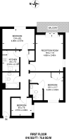 Floorplan area for info only, not for £/sq. ft valuation