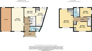 Colour floorplan ...