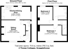 FP 2 Thorpe Cottages, Scagglethorpe - all floors.J
