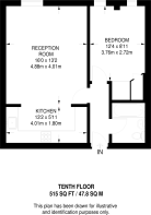 Floorplan area for info only, not for Â£/sq. ft valuation